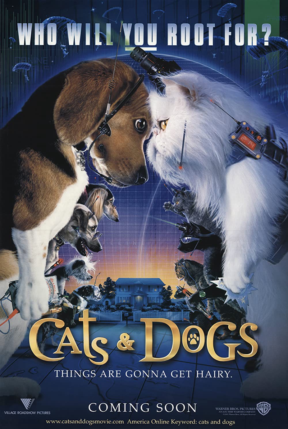 Đại Chiến Chó Mèo 1 | Cats & Dogs (2001)